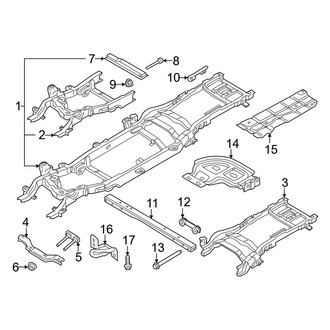 Ford OE - Frame & Components (Regular Cab), (Regular Cab)