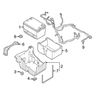 Ford OE - Electrical - Battery (Engine, Main)