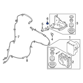 Ford OE - ABS Hydraulic Assembly Nut