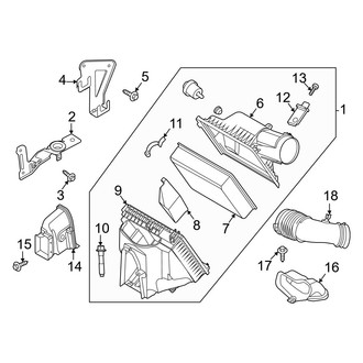 Ford OE - Engine - Air Intake (Regular Cab / Crew Cab)