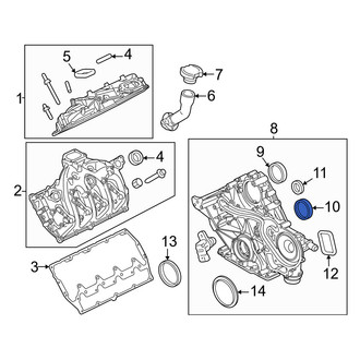 Ford OE - Engine Timing Cover Gasket