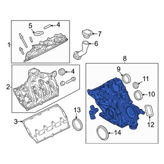 Ford OE - Engine Timing Cover