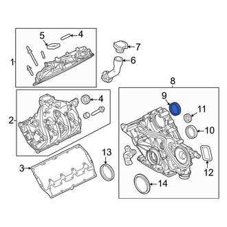 Ford OE - Engine Timing Cover Gasket