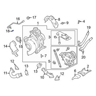 Ford OE - Lower Turbocharger Oil Line Gasket