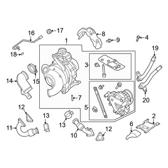 Ford OE - Engine - Turbocharger & Components