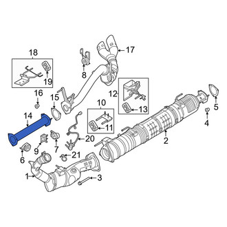 Ford OE - Exhaust Intermediate Pipe