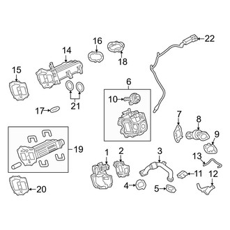 Ford OE - Emission System - Emission Components (EGR Valve & Cooler)