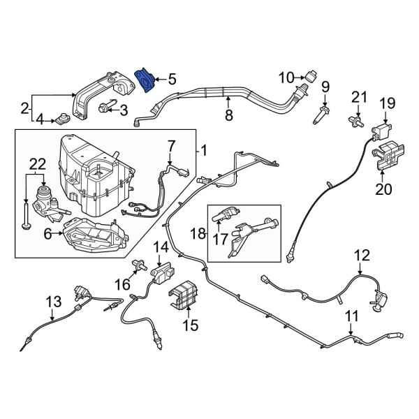 Diesel Exhaust Fluid (DEF) Tank Nut