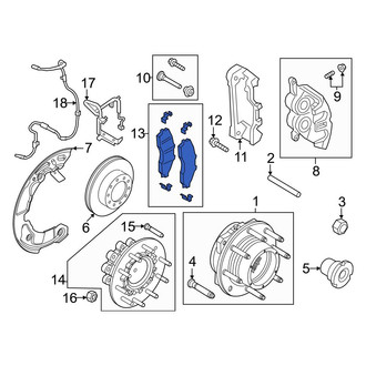 Ford OE - Front Disc Brake Pad Set