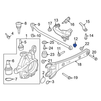 Ford OE - Suspension Track Bar Nut