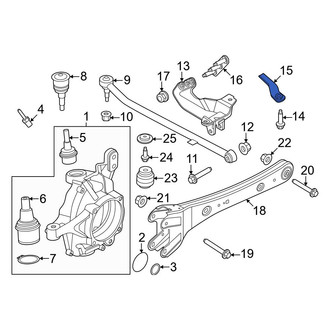 Ford OE - Suspension Track Bar Nut