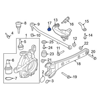 Ford OE - Suspension Track Bar Nut