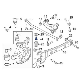 Ford OE - Jounce Bumper Bolt