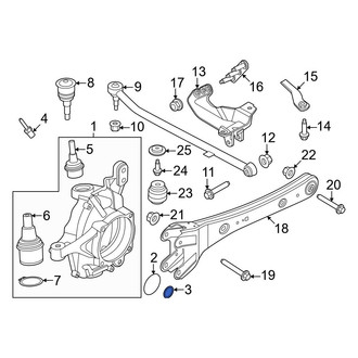 Ford OE - Wheel Hub C-Clip
