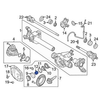 Ford OE - Front Differential Crush Sleeve