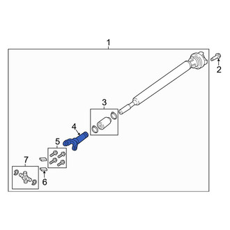 Ford OE - Drive Shaft Slip Yoke