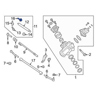 Ford OE - Steering Damper Bolt