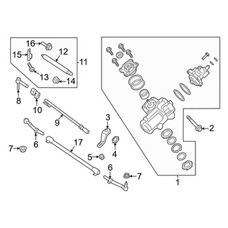 Ford OE - Steering Gear & Linkage (Regular Cab / Crew Cab)