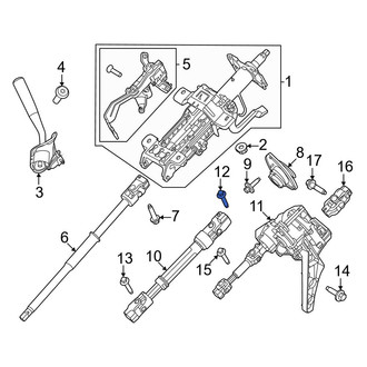 Ford OE - Center Steering Shaft Bolt