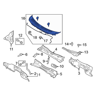 Ford OE - Cowl Cover