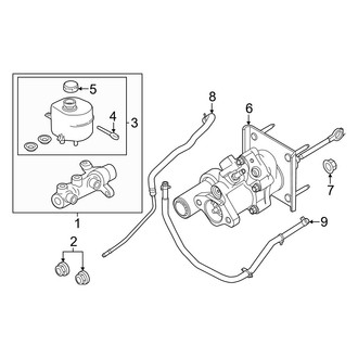 Ford OE - Cab - Components on Dash Panel (King Ranch / Lariat / Limited / Platinum / XL / XLT Crew Cab)