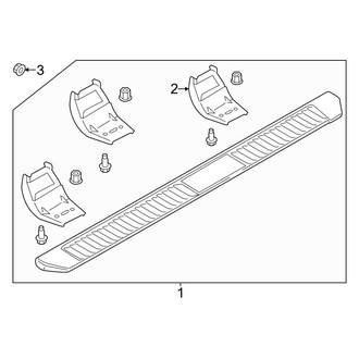 Ford OE - Cab - Running Board (Platform), (Crew Cab)