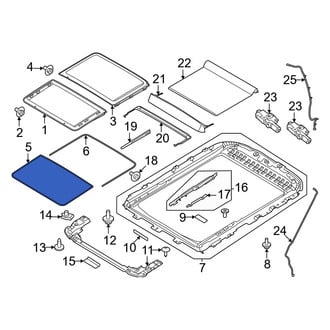 Ford OE - Front Sunroof Seal