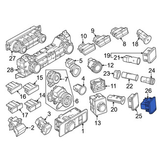 Ford OE - Front 12 Volt Accessory Power Outlet Cover