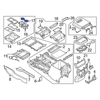 Ford OE - Front Console Mat