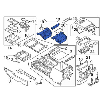 Ford OE - Front Console Tray