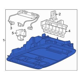 Ford OE - Upper Overhead Console