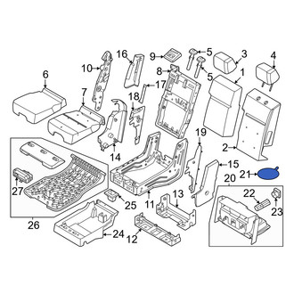 Ford OE - Front Console Mat