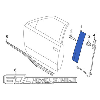 Ford OE - Rear Right Door Applique