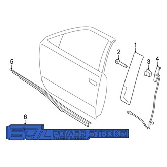 Ford OE - Front Door Emblem