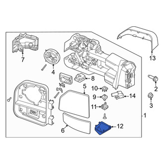 Ford OE - Front Right Lower Door Mirror Cover