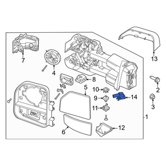 Ford OE - Front Left Ambient Air Temperature Sensor