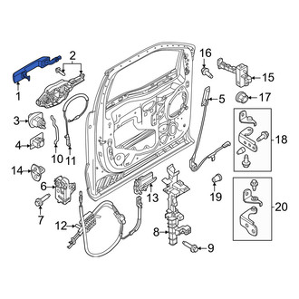 Ford OE - Rear Right Outer Exterior Door Handle