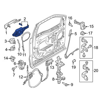 Ford OE - Front Left Exterior Door Handle Base