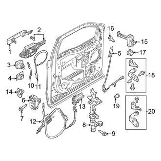 Ford OE - Front Door - Lock & Hardware