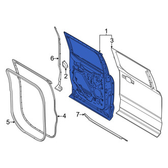 Ford OE - Rear Right Door Shell