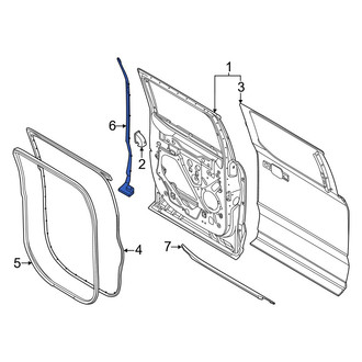 Ford OE - Right Door Shell Seal