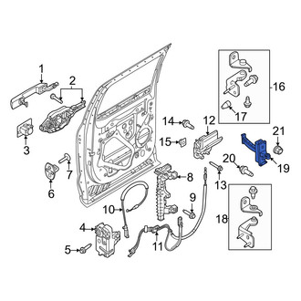 Ford OE - Rear Door Check