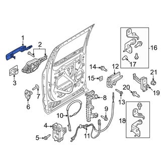 Ford OE - Center Right Outer Exterior Door Handle