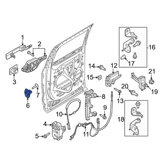 Ford OE - Front Door Lock Striker Plate
