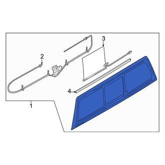 Ford OE - Rear Cab Sliding Glass