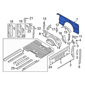 Ford OE - Rear Right Outer Truck Bed Panel