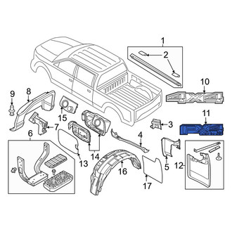 Ford OE - Rear Truck Bed Decal