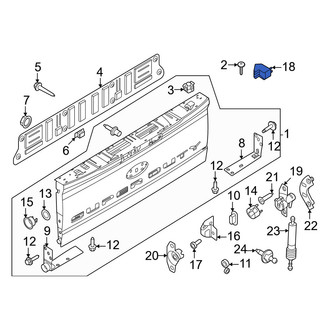 Ford OE - Rear Right Tailgate Stop Bumper