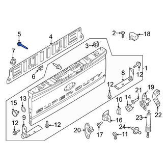 Ford OE - Tailgate Gap Cover Screw