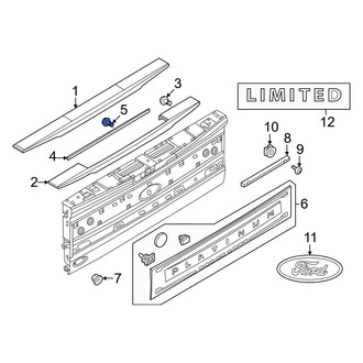 Ford OE - Tailgate Molding Clip
